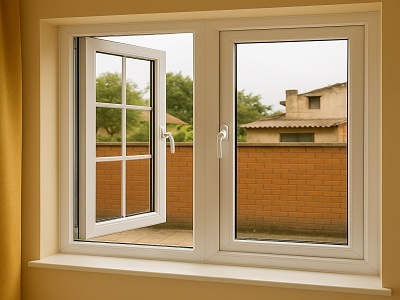 Casement uPVC window by Metalx Windor - casement style, double glazed